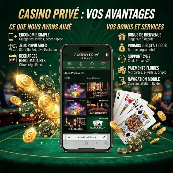 Points forts et limites du Casino Privé